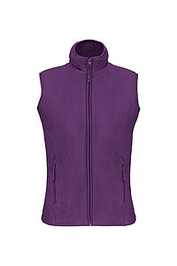 Dámská mikrofleecová vesta Kariban fleece vest women, fialová, vel. XS