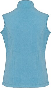 Dámská mikrofleecová vesta Kariban fleece vest women, modrý melír, vel. S
