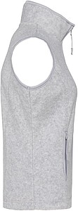 Dámská mikrofleecová vesta Kariban fleece vest women, sv. šedý melír, vel. S