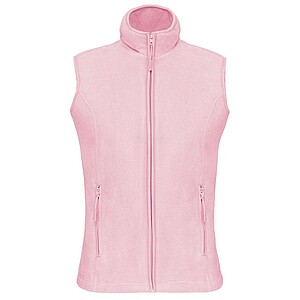 Dámská mikrofleecová vesta Kariban fleece vest women, světle růžová, vel. 3XL
