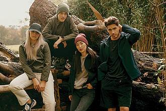 Dámská softshellová bunda z recyklovaného polyesteru, khaki, vel. M