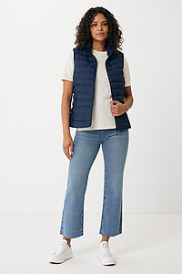 Dámská vesta z recyklovaného polyesteru, námořní modrá, vel. M