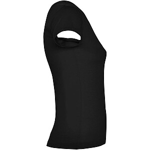 Dámské tričko s krátkým rukávem a výstřihem do V, ROLY VICTORIA, černá, vel. M