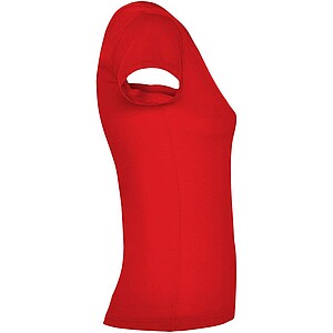 Dámské tričko s krátkým rukávem a výstřihem do V, ROLY VICTORIA, červená, vel. M