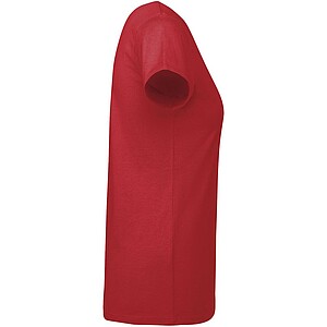 Dámské tričko s krátkým rukávem, ROLY BREDA, červená, vel. S