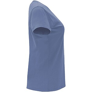 Dámské tričko s krátkým rukávem, ROLY CAPRI, riflové barvy, vel. 2XL