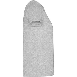 Dámské tričko s krátkým rukávem, ROLY GOLDEN, světle šedý melír, vel. S