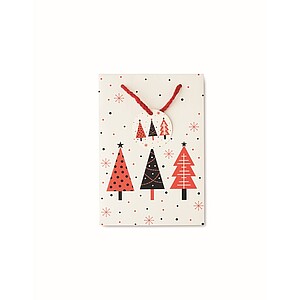 Dárková papírová taška malá, bílá