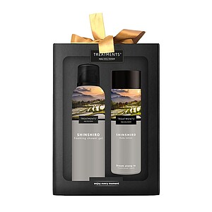 Dárková sada sprchové pěny 200 ml a tělového mléka 250 ml TREATMENTS® Giftbox Tenderness - Shinshiro - reklamní předměty