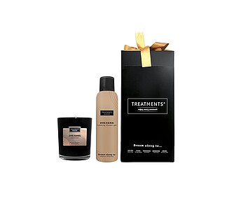 Dárková sada svíčky a sprchové pěny 200 ml TREATMENTS® Giftbox Shower Foam & Candle (DeLuxe) - Zhejiang - reklamní předměty
