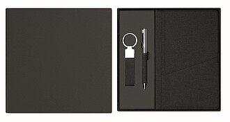 Dárková sada v krabičce, 3ks, černá - reklamní předměty