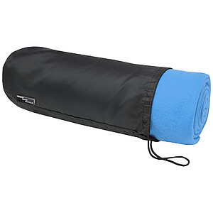 Deka z recyklovaného polar fleecu s RPET, modrá