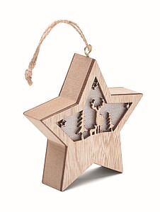 Dekorační hvězda se světlem