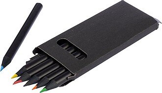 DEMURO Sada 6 pastelek v černé krabičce