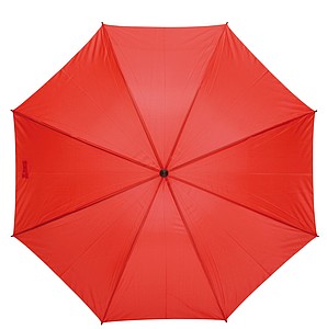 Deštník pro 2 osoby odolný proti větru, červený, Průměr 131 cm