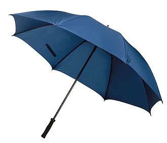 Deštník pro dvě osoby odolný proti větru, tm. modrá. pr131cm