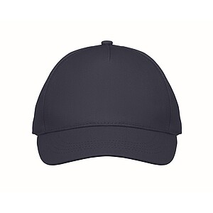 Dětská kšiltovka 5 panelů, námořní modrá