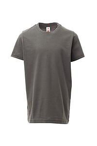 Dětské tričko PAYPER PRINT KIDS, tmavě šedá, 7/8 let