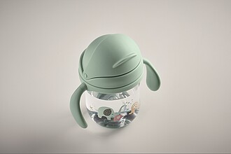 Dětský hrneček z tritanu, zelená