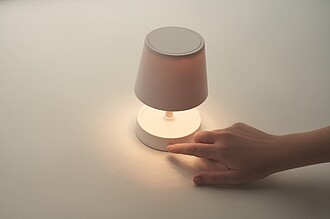DIALUZ Dobíjecí výsuvná stolní USB lampa, bílá