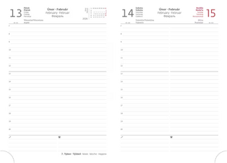 Diář denní A5 Print Pop - světle zelená 2026