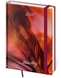 Diář denní A5 Vario - Matragi Harmony s gumičkou 2026 - reklamní kalendáře