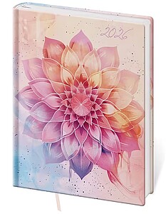 Diář denní B6 Vario Lyra - Aura 2026 - diář s vlastním potiskem