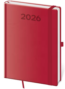 Diář týdenní A5 Print Pop - červená 2026 - diář s vlastním potiskem