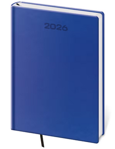 Diář týdenní A5 Soft - modrá 2026 - diář s vlastním potiskem