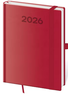 Diář týdenní B6 Print Pop - červená 2026