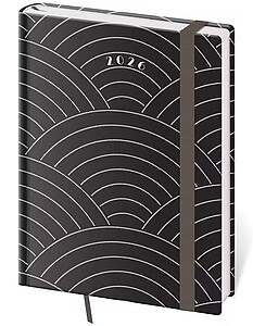 Diář týdenní diář B6 Vario Round s gumičkou 2026 - diář s vlastním potiskem