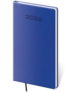 Diář týdenní kapesní A5 Soft - modrá 2026 - diář s vlastním potiskem