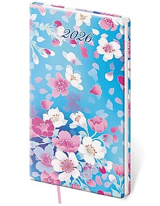 Diář týdenní kapesní Vario Lyra - Blossom 2026 - diář s vlastním potiskem