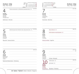 Diář týdenní kapesní Vario - NIGHT DESIGN 2026