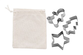 DOGELA Sada vánočních vykrajovátek, stříbrná - reklamní předměty