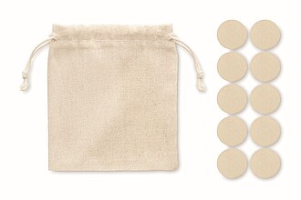 Dřevěné piškvorky v sáčku