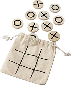 Dřevěné Tic-Tac-Toe, khaki