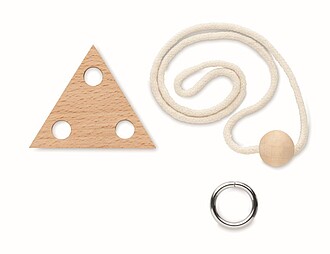 Dřevěný hlavolam, tvar trojúhelníku