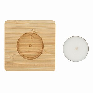 Držák na čajovou svíčku, hnědá