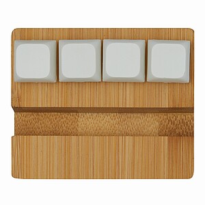 Držák na chytrý telefon, bílá/hnědá