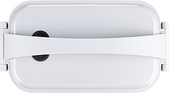 Dvoupatrová krabička na oběd, bílá