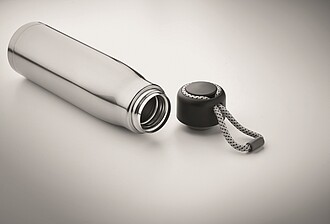 Dvoustěnná láhev 500 ml, stříbrná