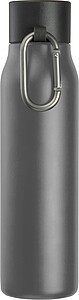 Dvoustěnná láhev s karabinou 600 ml, antracitová
