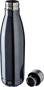 Dvoustěnná lahev z nerezové oceli 500 ml, černá