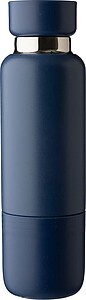Dvoustěnná láhev z nerezové oceli, 500 ml, modrá
