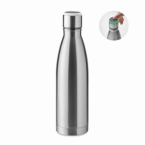 Dvoustěnná nerezová láhev 500ml, s upomínkou k pití - reklamní předměty