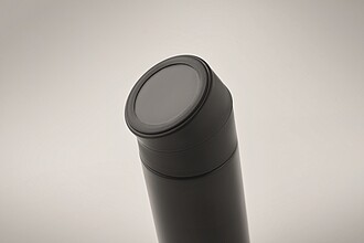 Dvoustěnná vakuová láhev 420 ml, černá