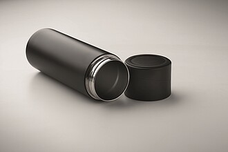 Dvoustěnná vakuová láhev 420 ml, černá