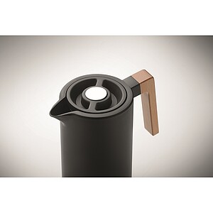 Dvoustěnný džbán 1 l, černá