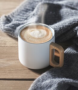 Dvoustěnný hrnek 350 ml, bílá